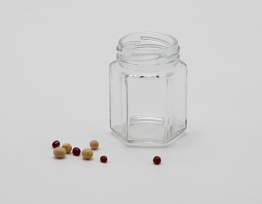 2.5 oz Hexagon mason jars