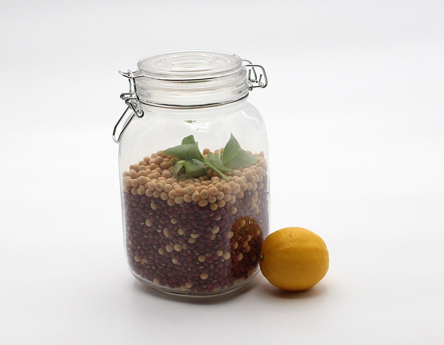 50 oz Square jam jars 1500ml