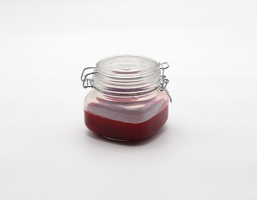 17 oz Square jam jars