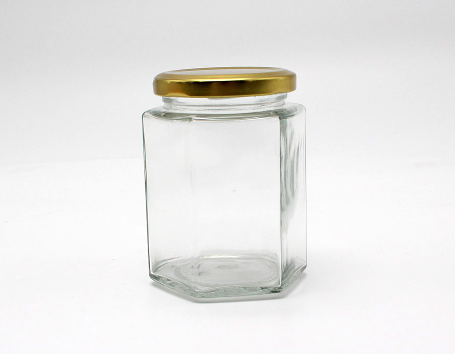 2.5 oz Hexagon mason jars