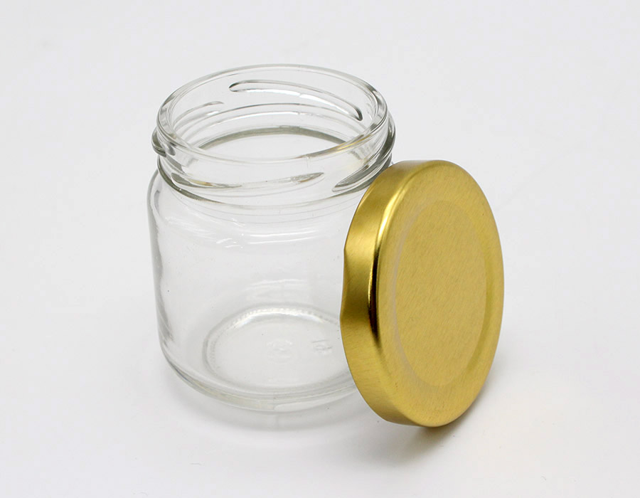 3 oz Round short mason jars