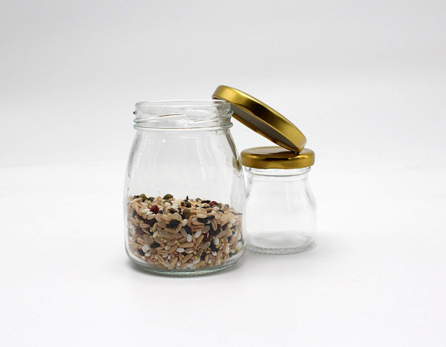 1.7 oz Round mason jars