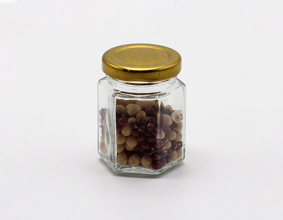 2.5 oz Hexagon mason jars